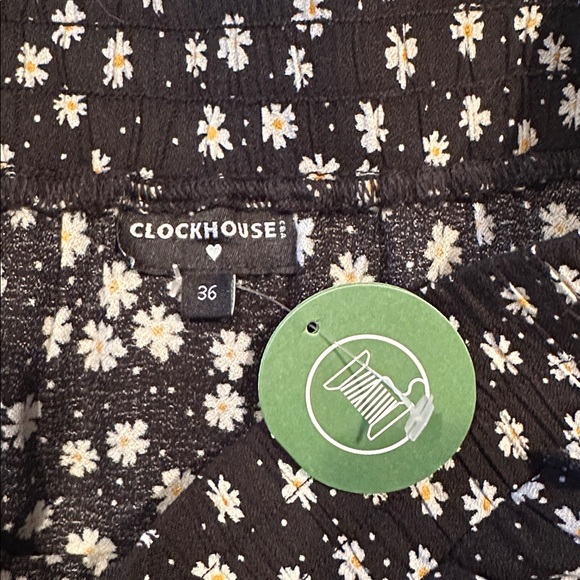 Floral Black Mini Skirt - Picture 2 of 3